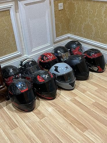 electro moto: Her cur Axor var 120-150azn Kask Kaska Debilqe Moto — 1