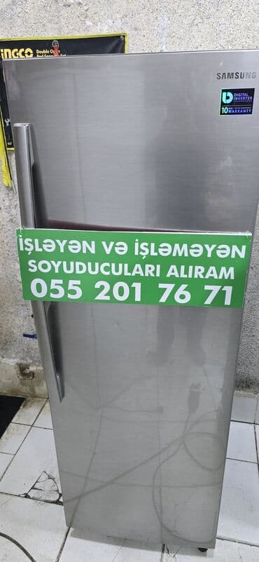 beko soyuducu ehtiyat hisseleri: 2 qapılı Samsung Soyuducu Alınır, rəng - Boz — 2