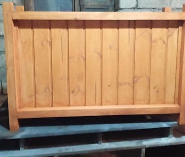 duru yag: Ağacdan dekorativ uzun formalı güldanı/qutu tipli dibçək - Material — 3