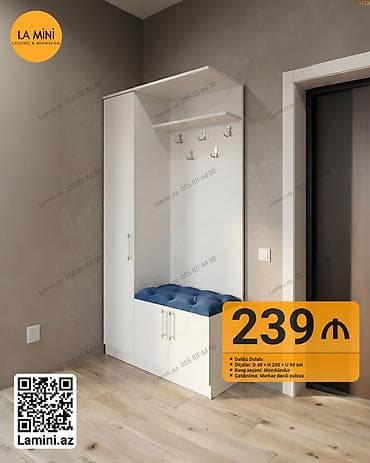Dəhliz Dolabı – La Mini - Model: Dəhliz üçün funksional paltar və