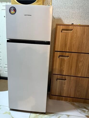 genc qizlar ucun cantalar: 2 qapılı Hoffman Soyuducu Satılır, rəng - Ağ — 1