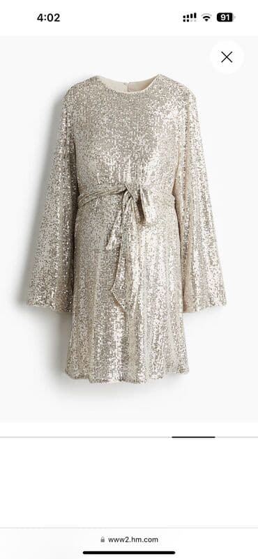 работа возьму девушку на работу: Коктейльное платье, Миди, H&M, S — 4