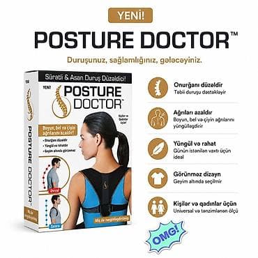 POSTURE DOCTOR – sürətli və asan duruş düzəldici Məhsul təsviri: -