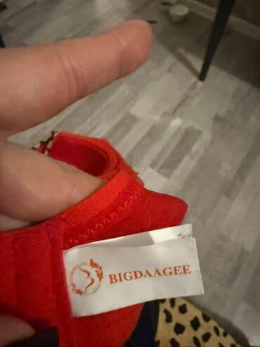 push up busqalterləri: Qırmızı push-up sinəaltı (sutyen) – BIGDAAGEE - Rəng: parlaq qırmızı — 3