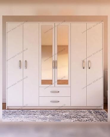paltar dolab: 6 Qapılı Dolab – premium saxlama həlli Böyük ailələr və geniş — 1