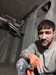 qapi ucun setkalar: Beton kəsmə beton deşmə xidməti Karot - HILTI DD 200 / 350 ilə 25 ° — 12