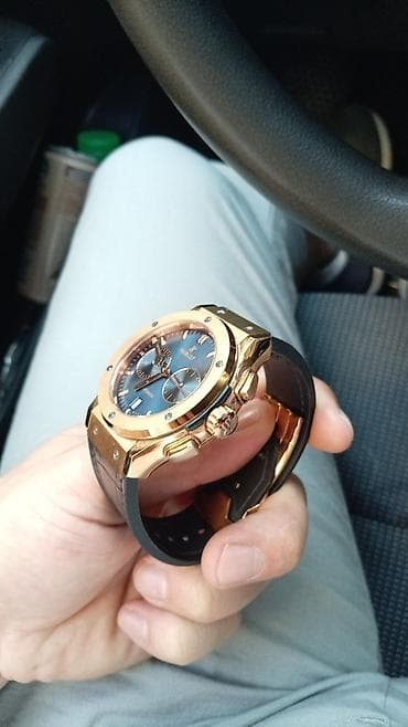 sensor saatlar: Hublot Big Bang avtomatik kişi saatı - Korpus: qızılı tonlu — 4