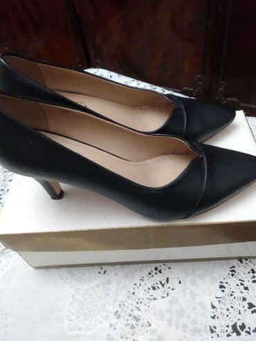 туфли мужские на кожаной подошве: Tuflilər, Ölçü: 39, rəng - Qara, Yeni — 2