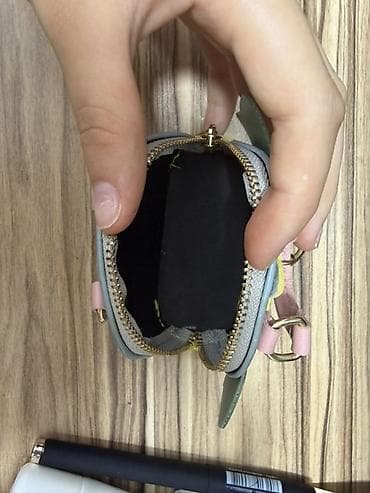 Rəngarəng mini aksessuar/kiçik çanta–açarliq - Material: teksturalı — 6
