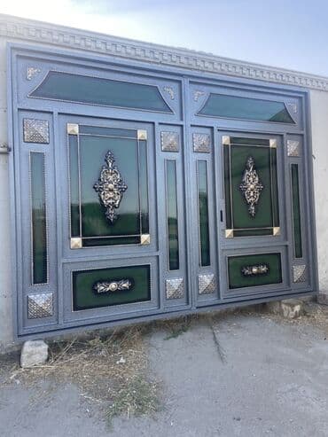 işləmiş dərvazalar: Yeni Dəmir Həyət darvazası, 3 m, Mexaniki, Qapı ilə, rəng - Qara, Kredit var, Ödənişli quraşdırma, Ünvandan götürmə, Ödənişli çatdırılma, Rayonlara çatdırılma — 16