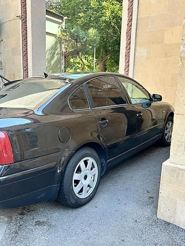 bmw e 38: Volkswagen Passat B5, sedan kuzov, qara rəng. Mator yeni dəyişilib — 9