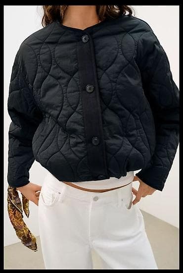 qara jaket: 🖤 ZARA qara quilted jaket — mövsümün hit modeli! Minimalist, amma çox — 3