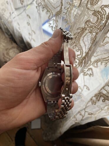 шуба из овчины азербайджанская: Б/у, Наручные часы, Rolex, цвет - Серый — 4