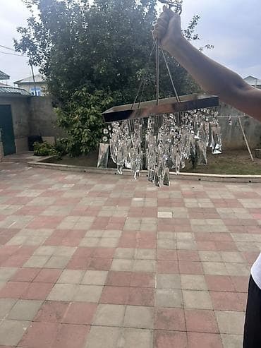işıq lampaları: Çılçıraq, 6 lampa, Metal — 2