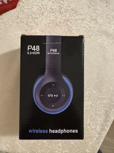 nausnik blutuz: P48 Wireless qulaqlıq - Bağlantı: Bluetooth 5.3 + EDR - Model: P48 — 3