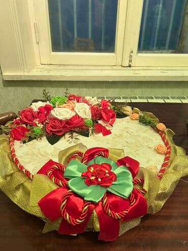 8 mart ucun hediyeler: Zərif əl işləri ilə bəzədilmiş mərasim səbətləri və xonçalar - — 3