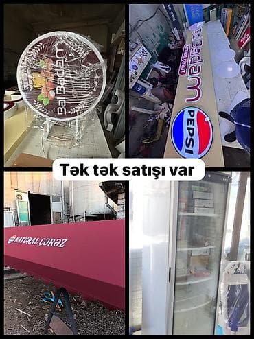 холодильник бу: AYNUR 2 💃 Vitrin ugur dondurucu 600 azn Böyük Reklam-6.0 m x1.0 m - 1 — 1