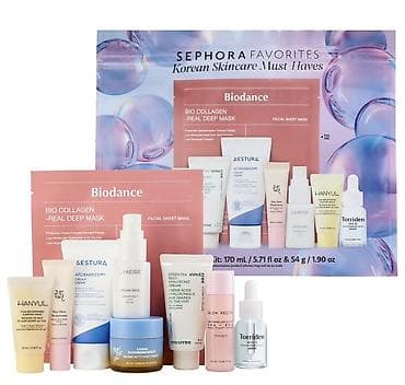 muşduk: Kosmetik dəst, >10 məhsul — 2