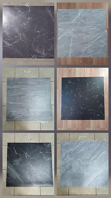 laminatlar: Yapışqan laminat və mərmər. PVC materialı olan arxasi özü yapişqanlı — 6