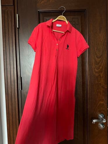 Кофты, свитеры: Повседневное платье, Миди, U.S. Polo Assn, S — 4