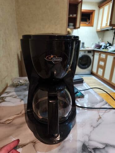 Кулеры и диспенсеры для воды: Кофеварка Delonghi, Капельная, Б/у, Самовывоз — 1
