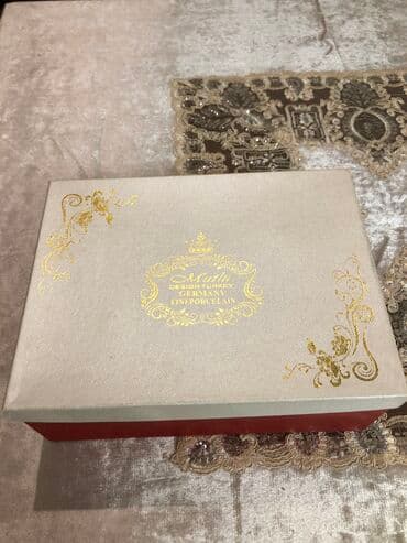 çaşqa nəlbəki: Çay dəsti, rəng - Ağ — 5