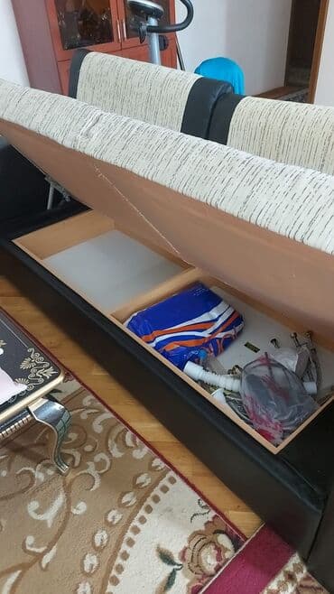 турецкая мягкая мебель в баку: Di̇van-kravat, 2 kreslo, Bazalı, Açılan — 5