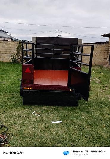 maşın qoşqusu: Yük qoşqusu (tək oxa), fermer və tikinti işləri üçün universal — 8