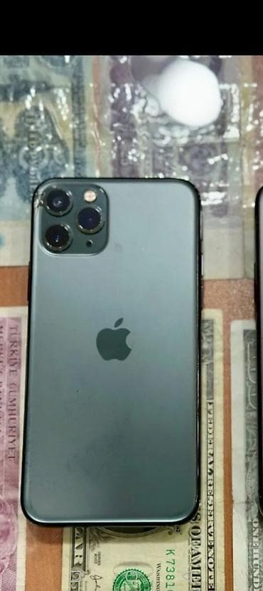 IPhone 11 Pro, 256 GB, Matte Midnight Green, Qırıq