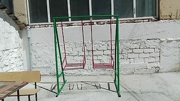 borular: Metaldan iki oturacaqlı yelləncək konstruksiyası - Karkas: yaşıl — 3