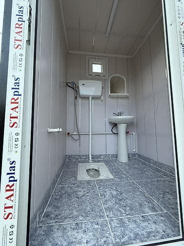 Metal karkaslı, modul tipli sanitar konteyner - 20 fut ölçülü metal — 6