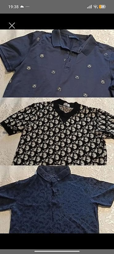 2020 yay koftalari: Futbolka, Dior, rəng - Göy — 1