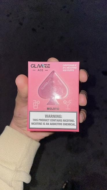 heri uzukleri: Glamee Ace birdəfəlik vape - Ləzzətlər: Mojito və Taro Ice Cream - — 1