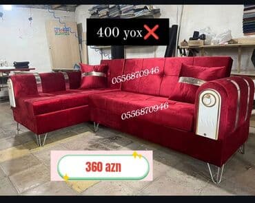 Sifarişlə restoran mebeli: Künc divan, Qonaq otağı üçün, Parça, Bazalı, Açılan, Kitab — 9
