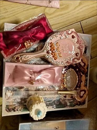 Tekstil: Flower knows box Şirin retro dizaynlı bəzək və aksesuar hədiyyə dəsti — 1