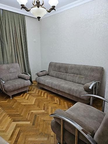 Di̇van-kravat, 2 kreslo, Bazalı, Açılan — 1