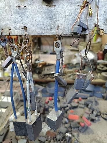 Mexaniki əl alətləri: Elektrik mühərrikləri və alətlər üçün kömür fırçaları – müxtəlif ölçü — 5