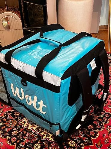 Wolt çatdırılma çantası – izolyasiyalı, iri həcmli, arxalıqlı model 3