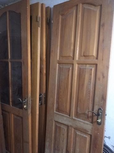 qapi ucun setkalar: Taxta interyer qapıları dəsti - Material: təbii ağac (masiv), klassik — 2