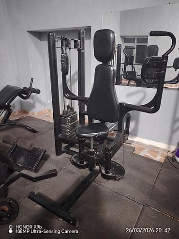 idman trenajorları nin satışı: Tam avadanlıqlı fitnes/zal ləvazimatları paketi Trenajor zali hersey — 10