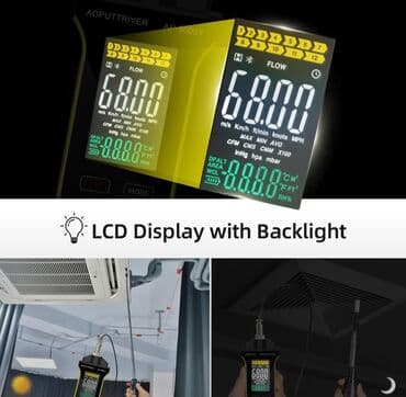 kulək olcən cihaz: Anemometr Model: HoldPeak HP-5000Y - Kiçik məkanların ehtiyaclarını — 5