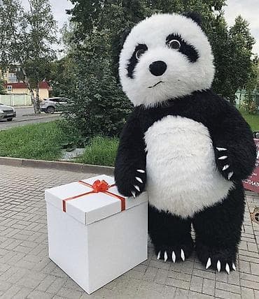 Panda maskotu – tədbirlər üçün 3D kostyum DƏRZİYƏ EHTİYAC VAR