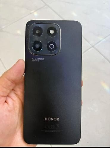 Мобильные телефоны и аксессуары: Honor X6b, 256 ГБ, цвет - Черный, Отпечаток пальца — 1