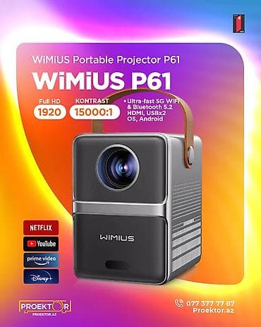 Yeni Portativ Proyektor Ödənişli çatdırılma