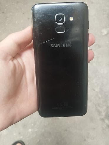 Samsung Galaxy A6, 32 GB, rəng - Qara, Barmaq izi, İki sim kartlı