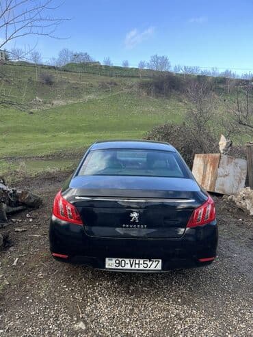 Аккумуляторы: Peugeot 508 sedan - Kuzov: qara rəng, elegant dizayn, xrom ön — 2