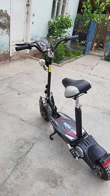 Velosiped ehtiyyat hissələri: Elektrik skuter – oturacaqlı, güclü amortizasiya və tam işıqlandırma — 2