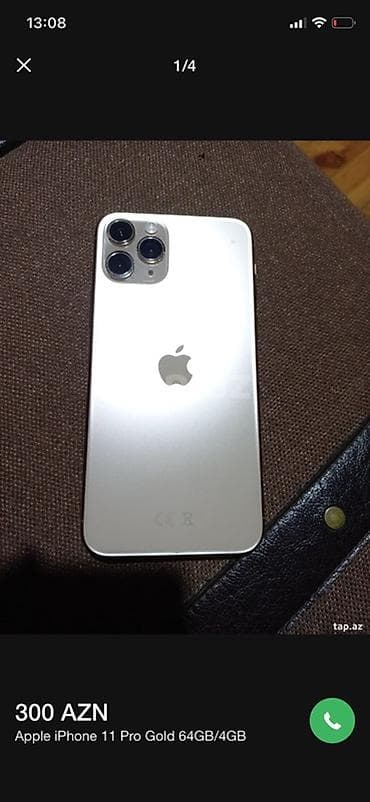 ipad 14 pro: IPhone 11 Pro, 64 GB, Qızılı — 1