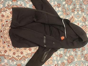 kisi godekce: Nike Tech Fleece kişi/kadın kapüşonlu jaket Razmer-M - Rəng: qara - — 2