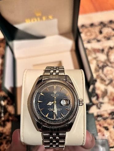 saat romanson: Qol saatı, Rolex, rəng - Mavi — 2